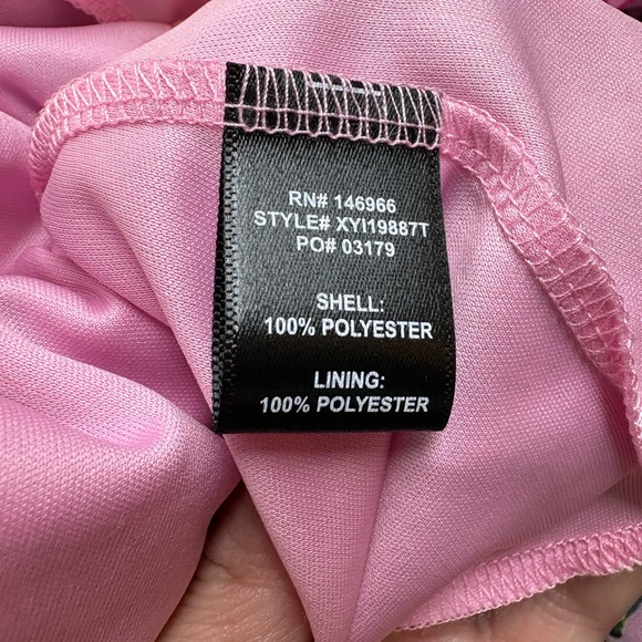 Crystal Sky Juniors’ Puff-Sleeve Tie-Back Jungle Print Dress Large NWT’s - Picture 12 of 14